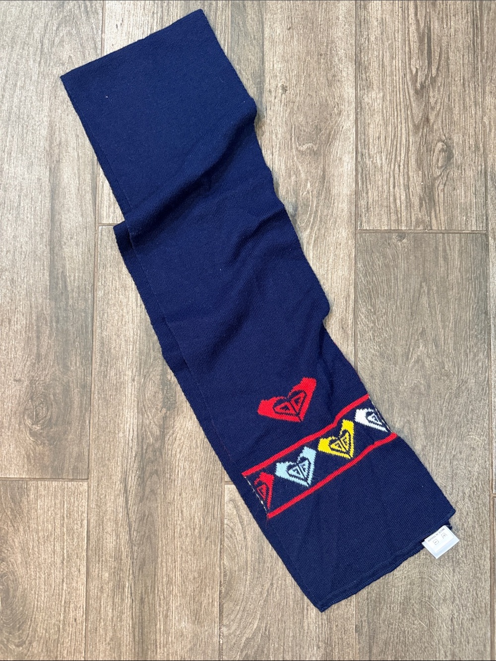 Vintage Y2K Roxy Logo Knit Scarf